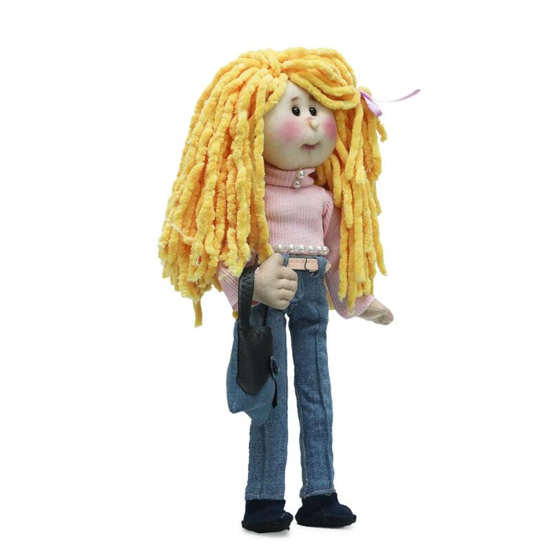 e38 EL İŞÇİLİĞİ KIZ DEKOR BEBEK 32 CM - 6239 - 2