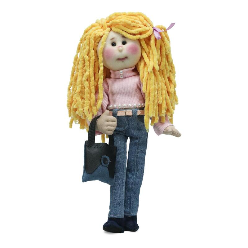 e38 EL İŞÇİLİĞİ KIZ DEKOR BEBEK 32 CM - 6239 - 1