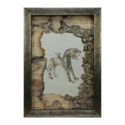 e38 EL İŞÇİLİĞİ KUMAŞ BOYAMA TABLO 70*50 CM -6478 - 1