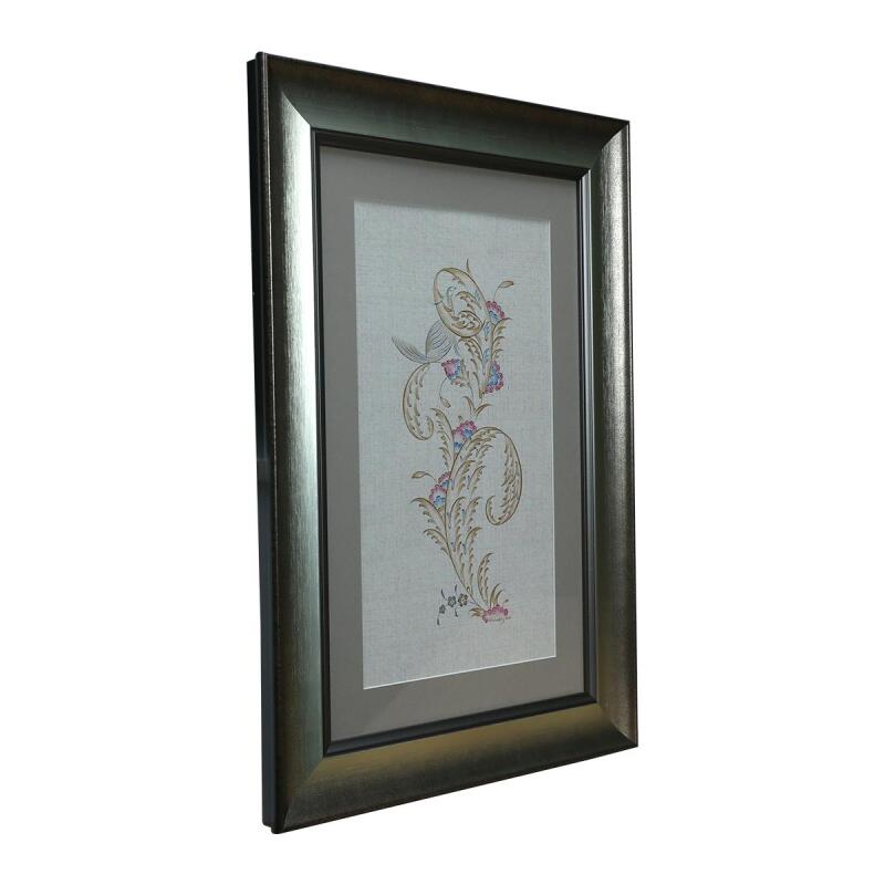 e38 EL İŞÇİLİĞİ KUŞLU SAZYOLU TABLO - 40*56 CM - 6543 - 2