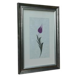 e38 EL İŞÇİLİĞİ LALE EBRU TABLO 50*36 CM-6455 - 2