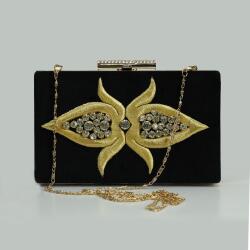 e38 EL İŞÇİLİĞİ MARAŞ İŞİ PÖRTFÖY ÇANTA 12x20 cm-6399 - 2