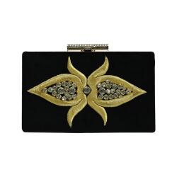 e38 EL İŞÇİLİĞİ MARAŞ İŞİ PÖRTFÖY ÇANTA 12x20 cm-6399 - e38