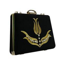 e38 EL İŞÇİLİĞİ MARAŞ İŞİ PÖRTFÖY ÇANTA 14x20 cm-6397 - 3