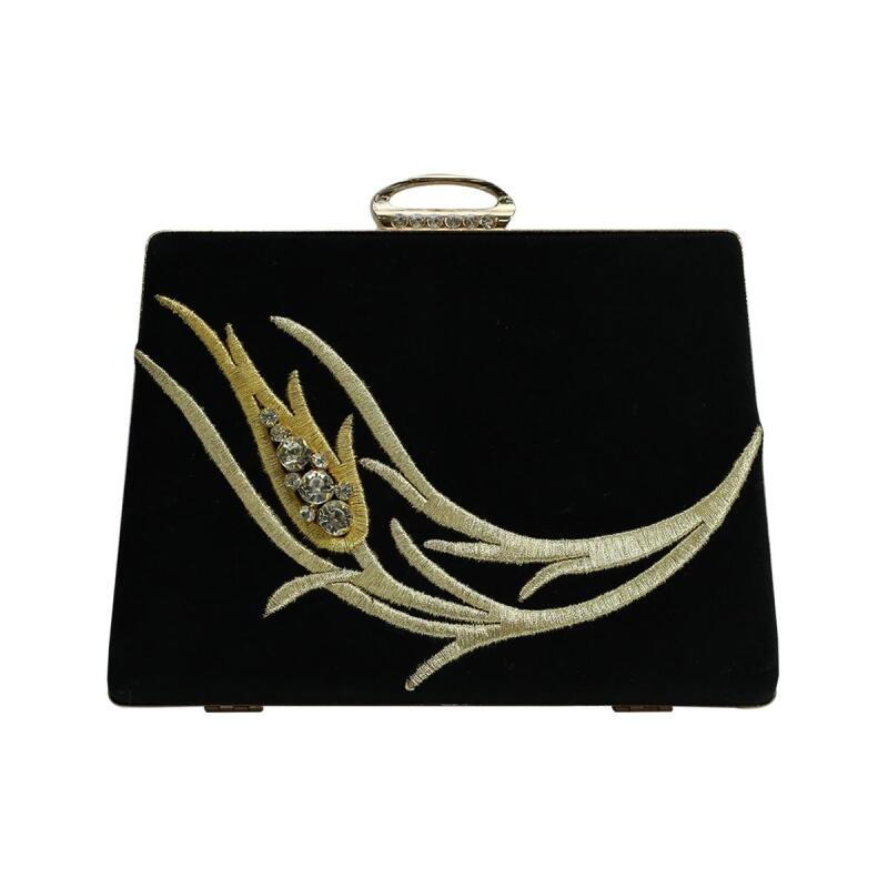 e38 EL İŞÇİLİĞİ MARAŞ İŞİ PÖRTFÖY ÇANTA 14x20 cm-6398 - 1