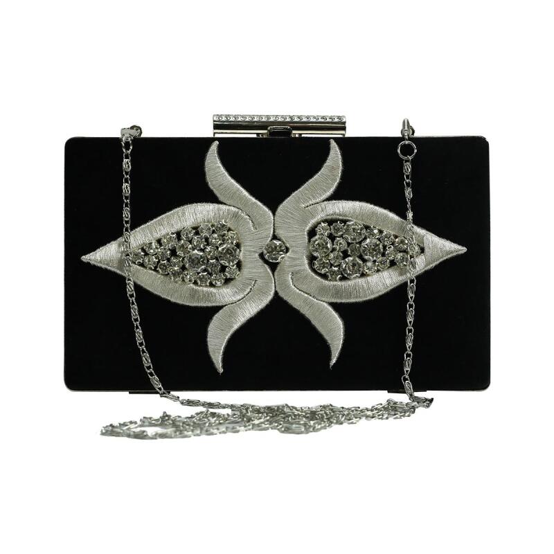 e38 EL İŞÇİLİĞİ MARAŞ İŞİ PÖRTFÖY ÇANTA 14x20 cm-6401 - 2