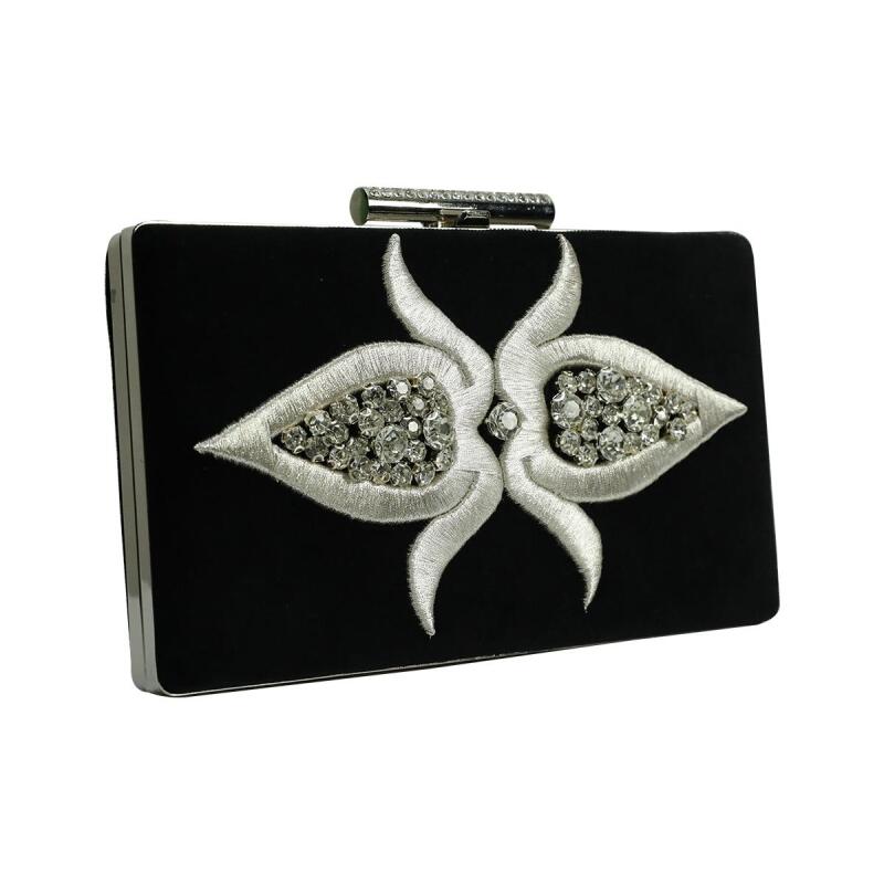 e38 EL İŞÇİLİĞİ MARAŞ İŞİ PÖRTFÖY ÇANTA 14x20 cm-6401 - 3