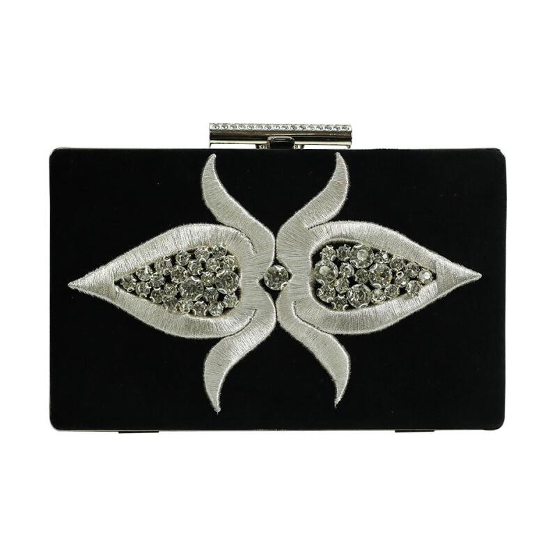 e38 EL İŞÇİLİĞİ MARAŞ İŞİ PÖRTFÖY ÇANTA 14x20 cm-6401 - 1