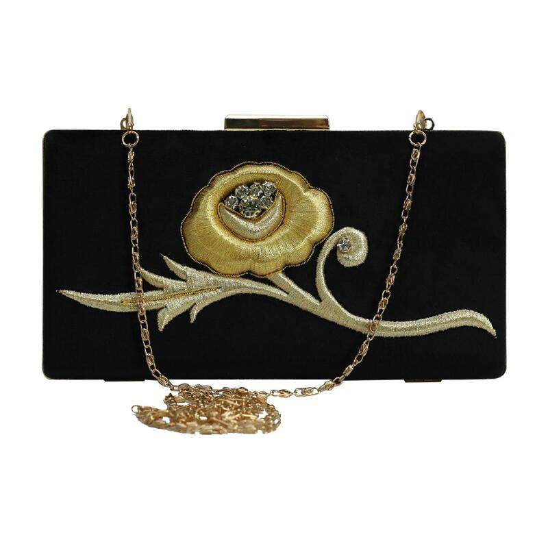 e38 EL İŞÇİLİĞİ MARAŞ İŞİ PÖRTFÖY ÇANTA 14x22 cm-6400 - 2