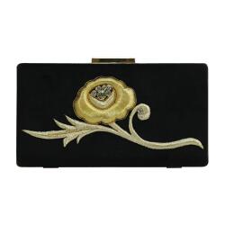 e38 EL İŞÇİLİĞİ MARAŞ İŞİ PÖRTFÖY ÇANTA 14x22 cm-6400 - 1