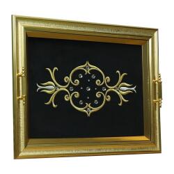 e38 EL İŞÇİLİĞİ MARAŞ İŞİ TEPSİ 37*52 CM - 6287 - 2