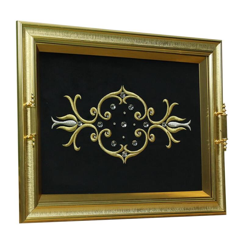 e38 EL İŞÇİLİĞİ MARAŞ İŞİ TEPSİ 37*52 CM - 6287 - 2