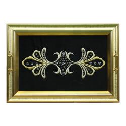 e38 EL İŞÇİLİĞİ MARAŞ İŞİ TEPSİ 39*49 CM - 6288 - 1