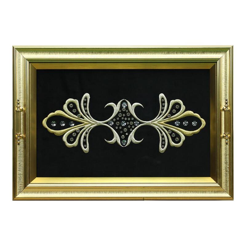 e38 EL İŞÇİLİĞİ MARAŞ İŞİ TEPSİ 39*49 CM - 6288 - 1