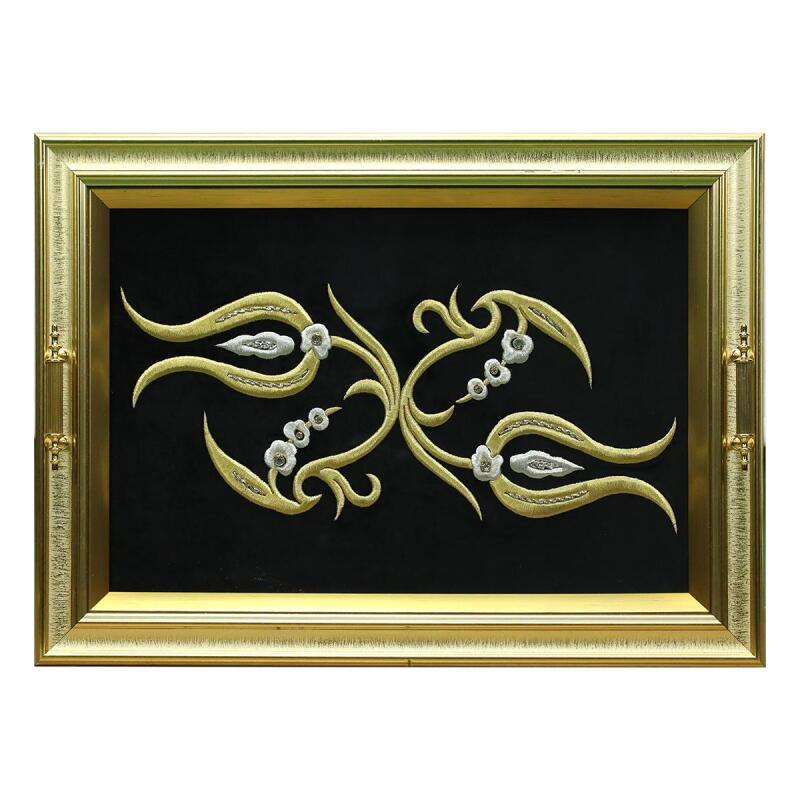 e38 EL İŞÇİLİĞİ MARAŞ İŞİ TEPSİ 40*51 CM - 6286 - 1