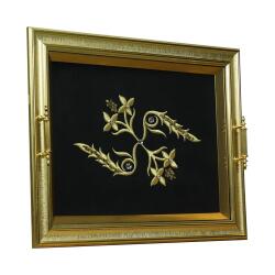 e38 EL İŞÇİLİĞİ MARAŞ İŞİ TEPSİ 40*54 CM - 6285 - 2