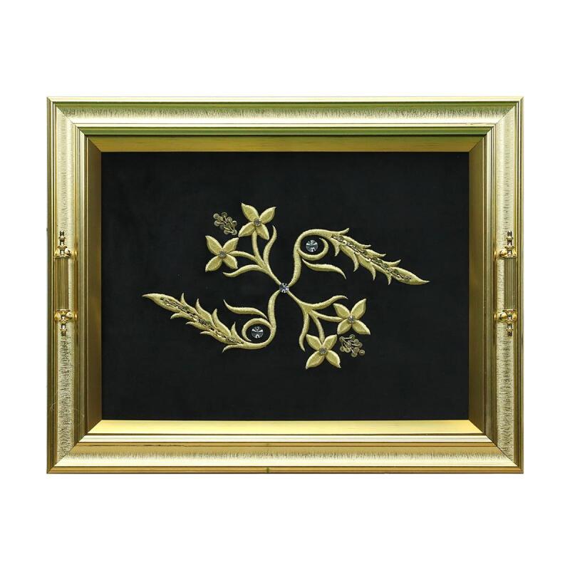 e38 EL İŞÇİLİĞİ MARAŞ İŞİ TEPSİ 40*54 CM - 6285 - 1