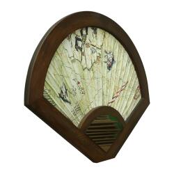 e38 EL İŞÇİLİĞİ MİNYATÜR PİRİ REİS AYNALI YELPAZE TABLO 80*100 CM - 6289 - 2