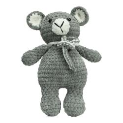 e38 EL İŞÇİLİĞİ PELUŞ AYI 24 CM - 6259 - 1