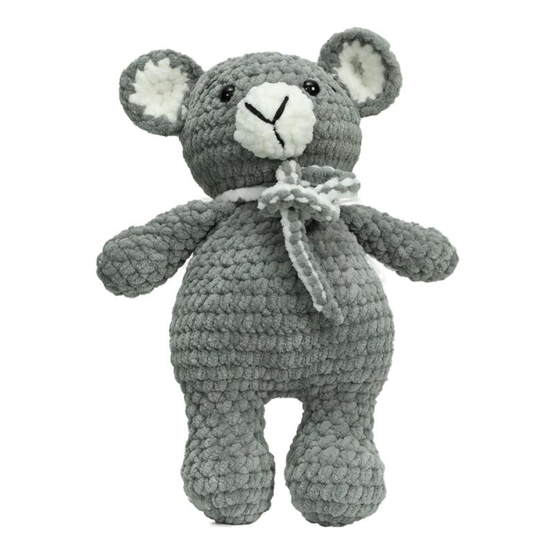 e38 EL İŞÇİLİĞİ PELUŞ AYI 24 CM - 6259 - 1