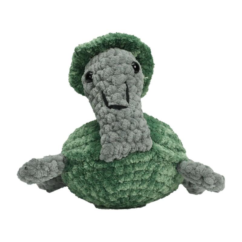 e38 EL İŞÇİLİĞİ PELUŞ KAPLUMBAĞA 15 CM - 6257 - 1