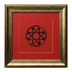 e38 EL İŞÇİLİĞİ PİRİNÇ TABLO 40*40 CM - 6448 - e38