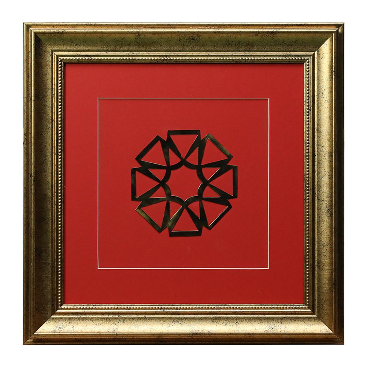 e38 EL İŞÇİLİĞİ PİRİNÇ TABLO 40*40 CM - 6448