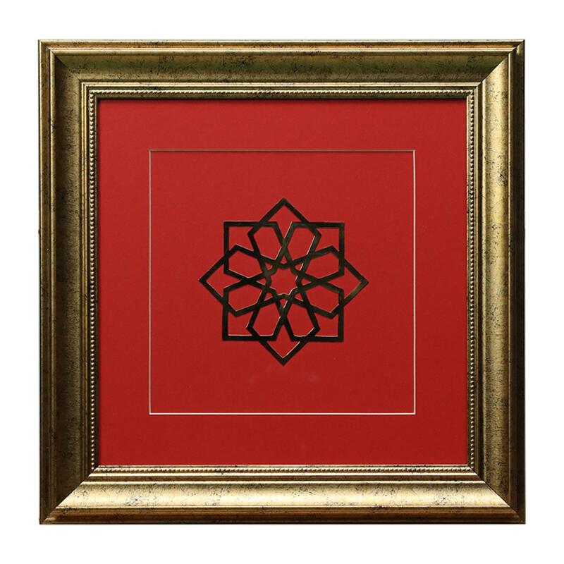 e38 EL İŞÇİLİĞİ PİRİNÇ TABLO 42*42 CM - 6449 - 1