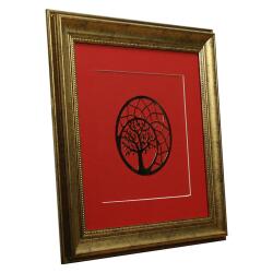 e38 EL İŞÇİLİĞİ PİRİNÇ TABLO 42*42 CM - 6450 - 2