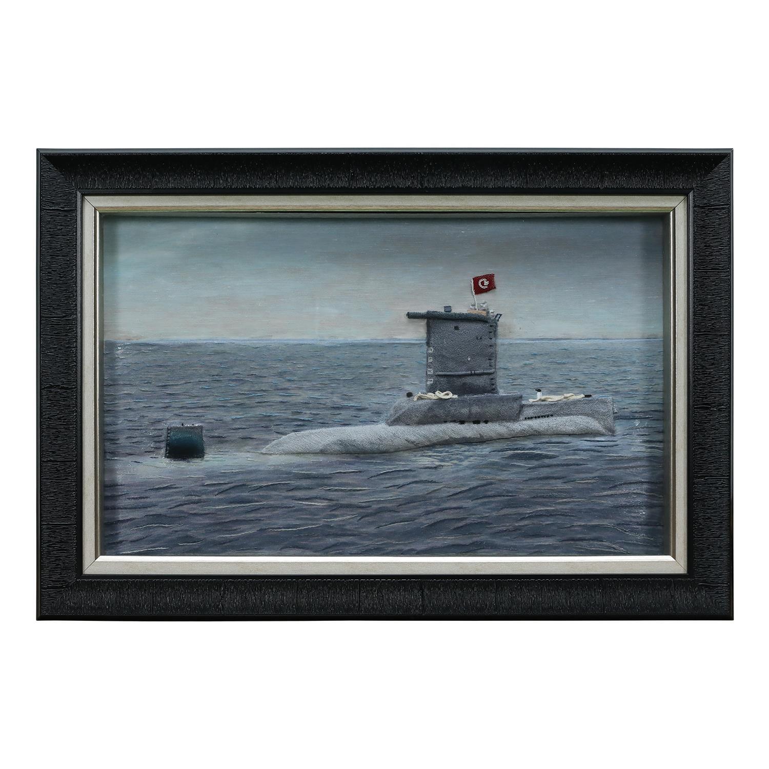 e38 EL İŞÇİLİĞİ PİRİREİS İĞNE OYASI TABLO 66 x 45 cm - 6066