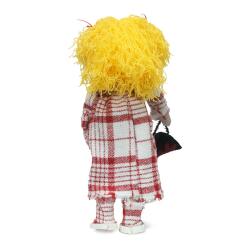 e38 EL İŞÇİLİĞİ SARI SAÇLI KIZ DEKOR BEBEK 32 CM - 6234 - 3