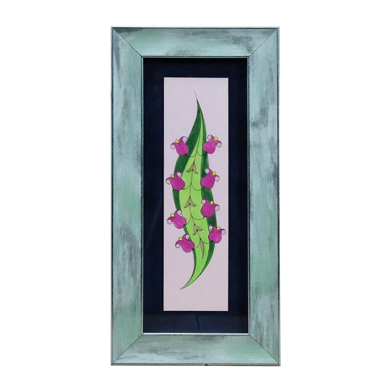 e38 EL İŞÇİLİĞİ SULUBOYA TABLO - 16*32 CM - 6534 - 1