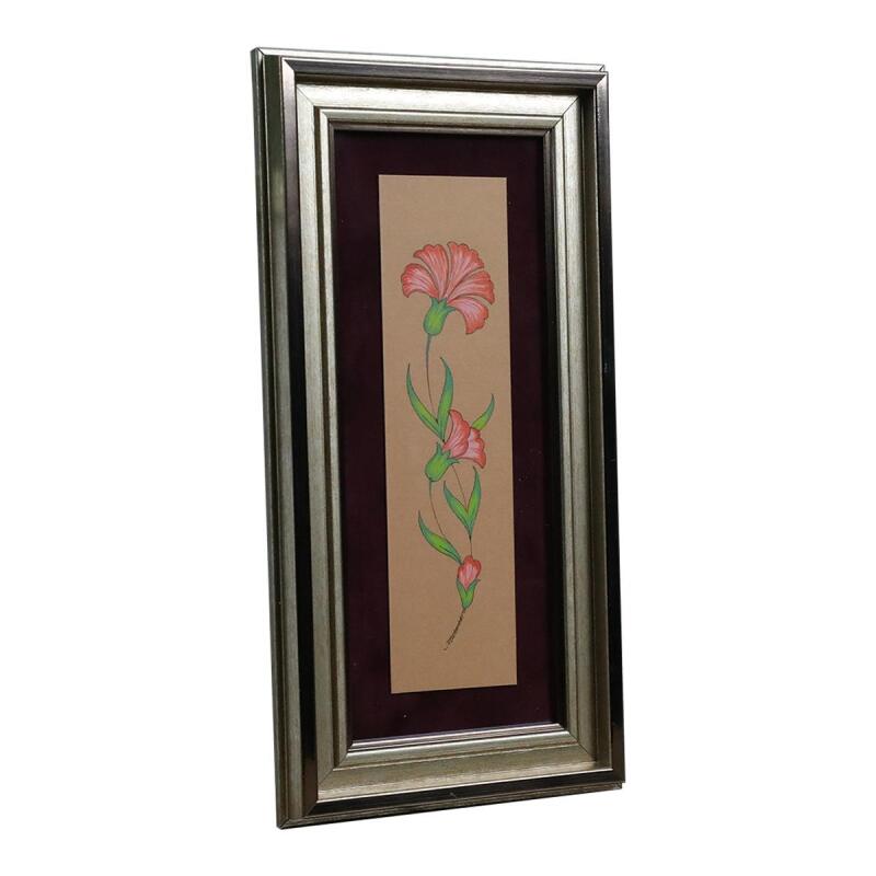 e38 EL İŞÇİLİĞİ SULUBOYA TABLO - 16*32 CM - 6536 - 2