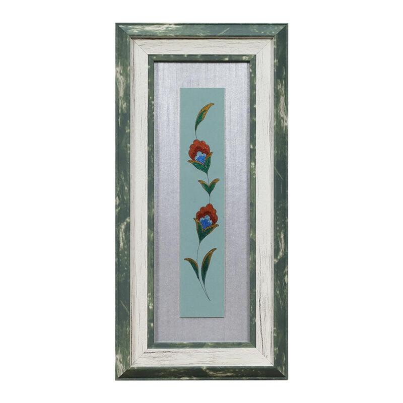 e38 EL İŞÇİLİĞİ SULUBOYA TABLO 16x32 cm - 6214 - 1
