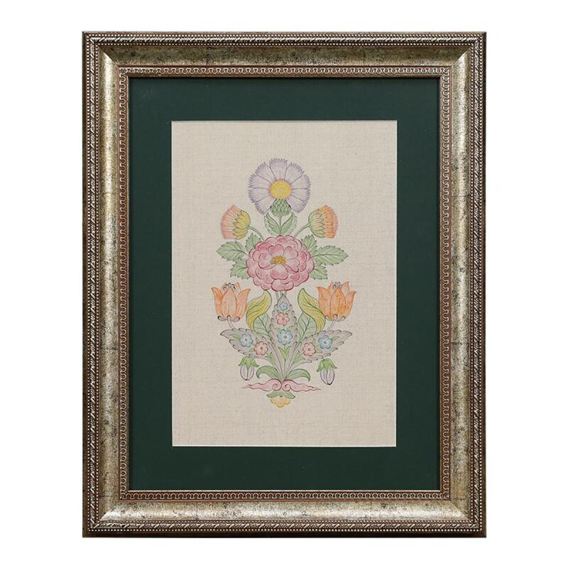 e38 EL İŞÇİLİĞİ SULUBOYA TABLO 32x41 cm - 6203 - 1