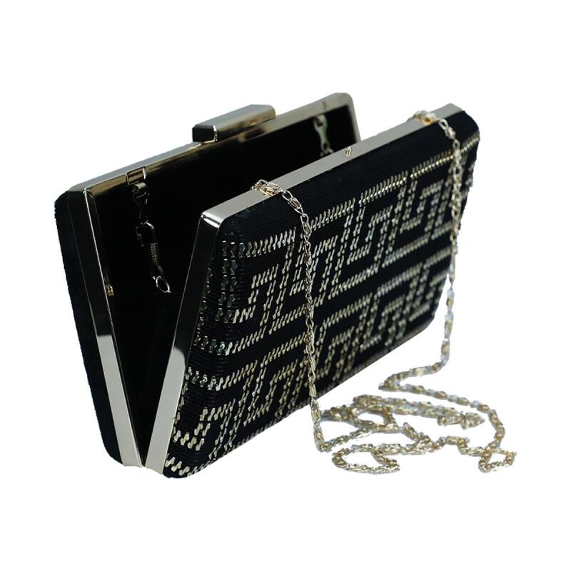 e38 EL İŞÇİLİĞİ TEL KIRMA PÖRTFÖY ÇANTA 12*22*4 cm - 6502 - 3