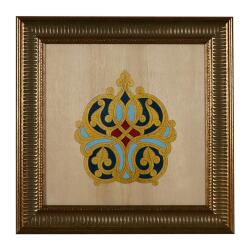 e38 EL İŞÇİLİĞİ TEZHİP TABLO 38 x 38 cm - 5946 - e38