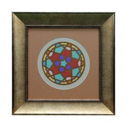 e38 EL İŞÇİLİĞİ TEZHİP TABLO - 38*38 CM - 6542 - e38