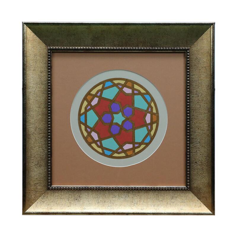 e38 EL İŞÇİLİĞİ TEZHİP TABLO - 38*38 CM - 6542 - 1