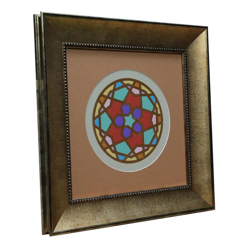 e38 EL İŞÇİLİĞİ TEZHİP TABLO - 38*38 CM - 6542 - 2