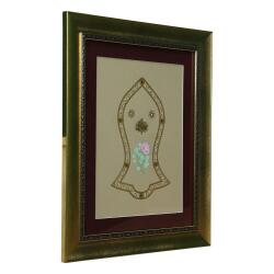 e38 EL İŞÇİLİĞİ TEZHİP TABLO 55x45 CM - 6320 - 2