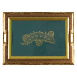 e38 EL İŞÇİLİĞİ TEZHİP TEPSİ 36 x 48 cm - 5934 - e38