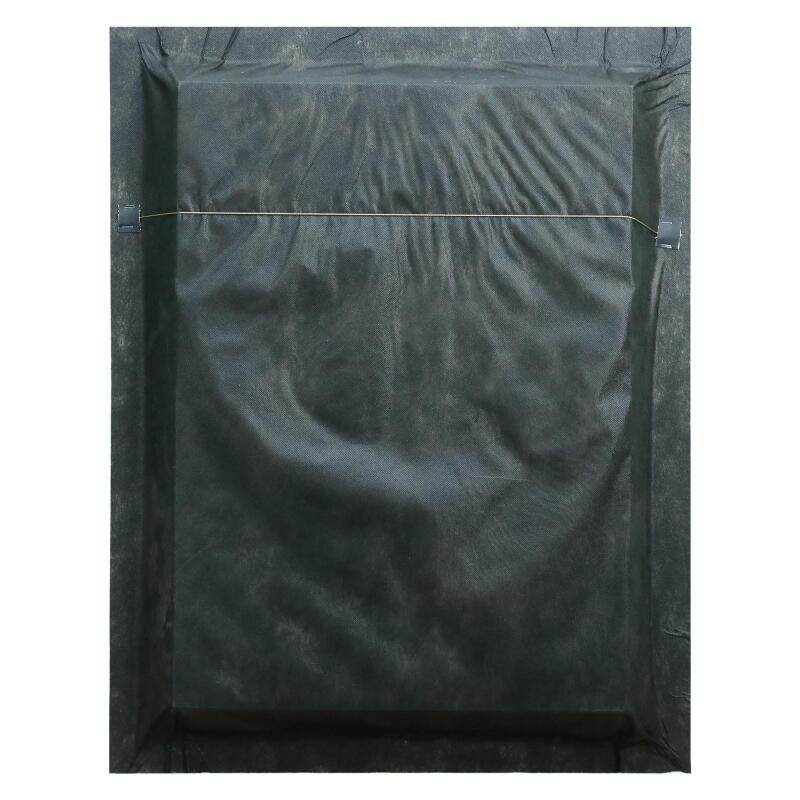 e38 EL İŞÇİLİĞİ TÜRK BAYRAĞI KAĞIT RÖLYEF TABLO 67x87 CM - 6348 - 3