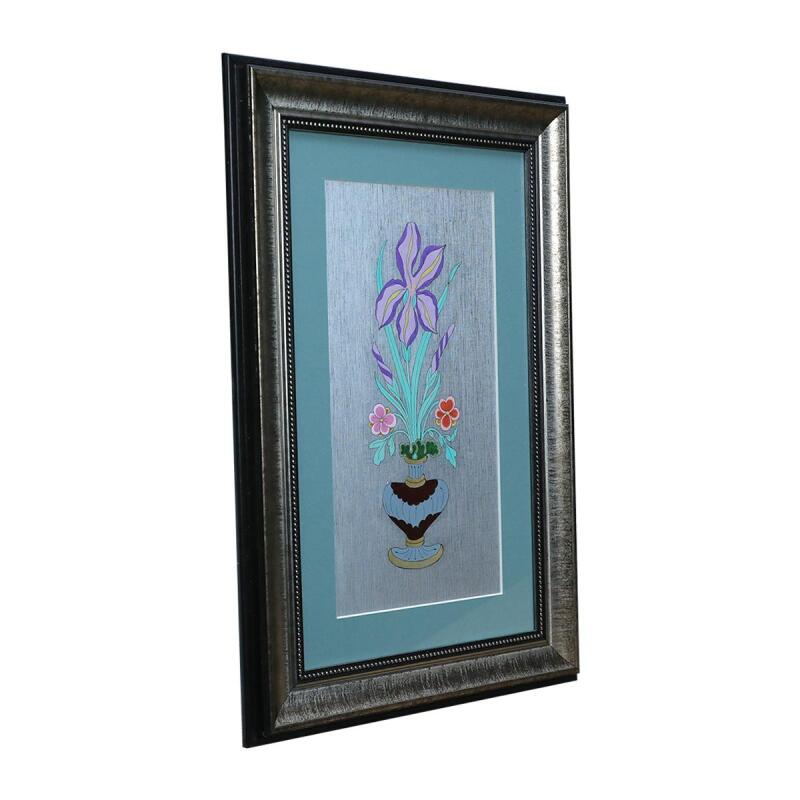 e38 EL İŞÇİLİĞİ VAZOLU BUKET TABLO - 34*50 CM - 6538 - 2