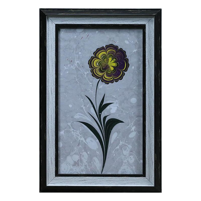 e38 EL İŞÇİLİĞİ YONCA EBRU TABLO - 23*35 CM - 6560 - 1
