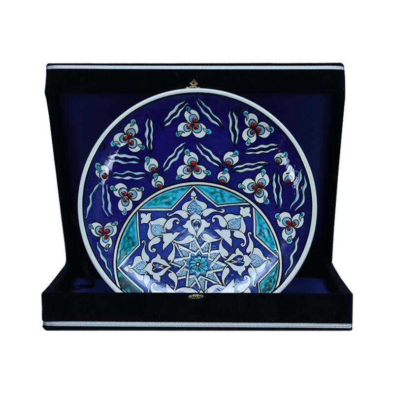 e38 HAND CRAFTED TILE PLATE 30 cm- 5923 - 1