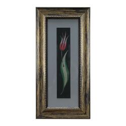 e38 HAND CRAFTED WATER COLOR TULIP PAINTING 33 x 16 cm - 6045 - e38