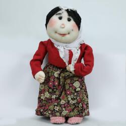 e38 HAND WORKED DECOR DOLL 42 cm - 5866 - e38