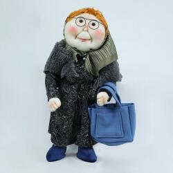 e38 HAND WORKED DECOR DOLL 47 cm - 5863 - e38