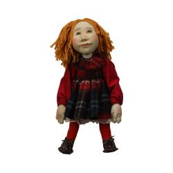 e38 HAND WORKED DECOR DOLL 49*10 cm - 6155 - e38